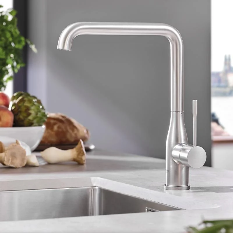 Grohe Essence Baterie chiuveta bucatarie, aspect inox (supersteel)