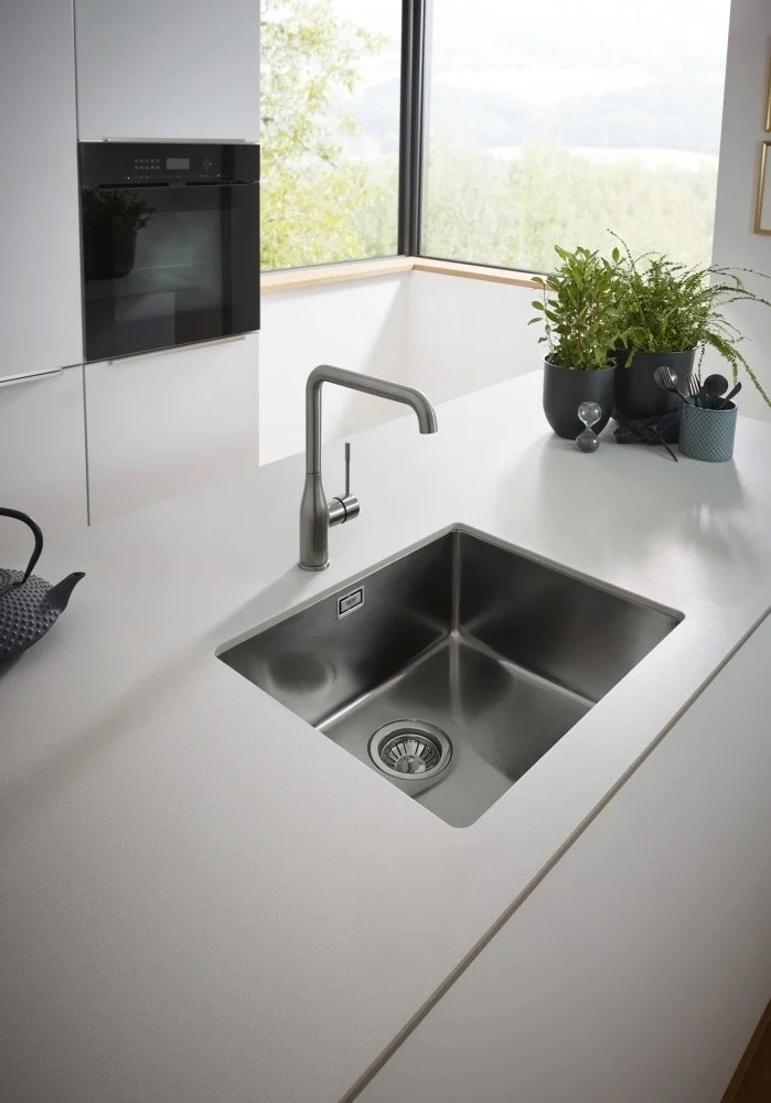 Grohe Essence Baterie chiuveta bucatarie, aspect inox (supersteel)
