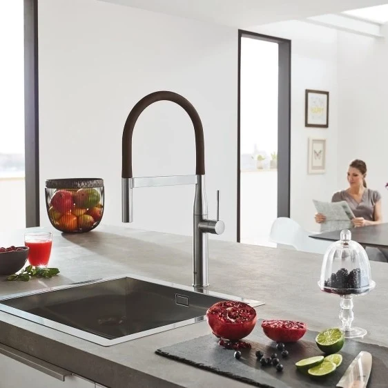 Grohe Essence Baterie chiuveta bucatarie cu dus extractibil, crom