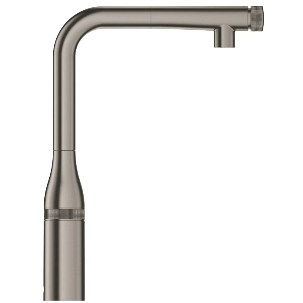 Grohe Essence Baterie chiuveta bucatarie cu dus extractibil si buton SmartControl, antracit mat (brushed hard graphite)