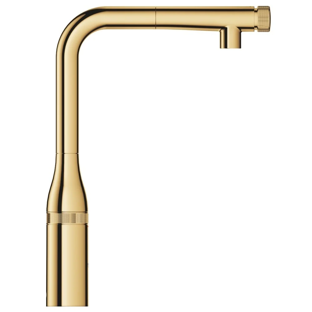 Grohe Essence Baterie chiuveta bucatarie cu dus extractibil si buton SmartControl, auriu (cool sunrise)