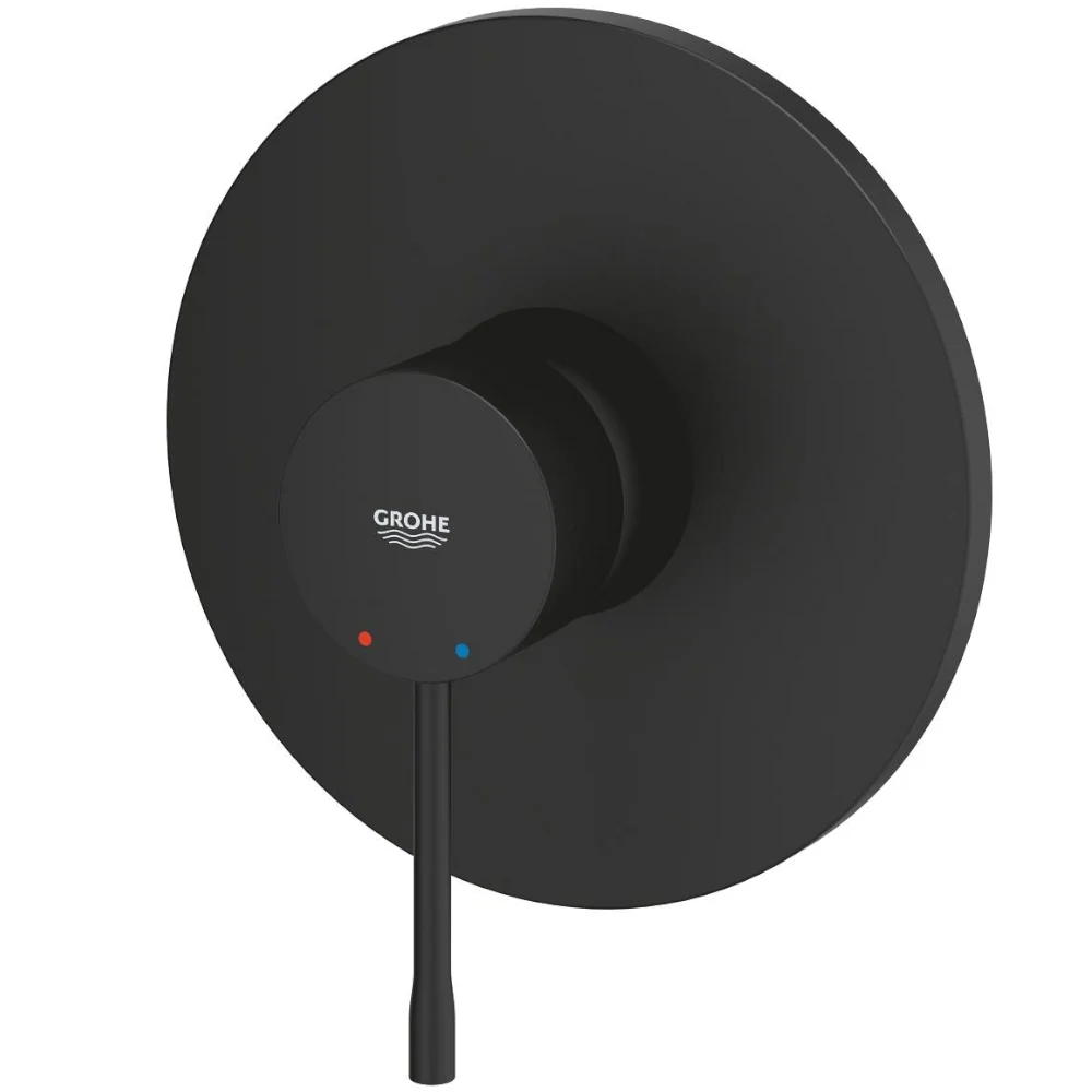 Grohe Essence Baterie dus monocomanda incastrata, negru mat (phantom black)
