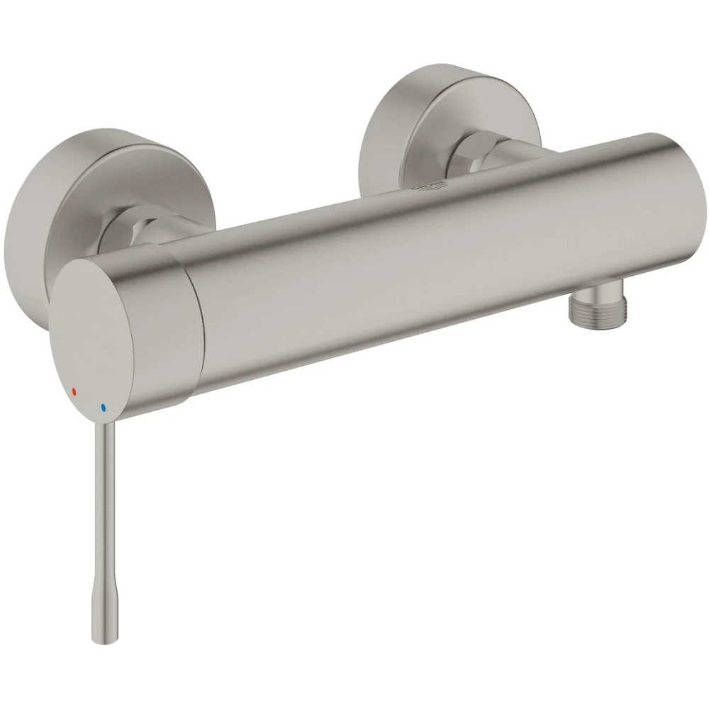 Grohe Essence Baterie dus monocomanda cu montaj pe perete, aspect inox (supersteel)