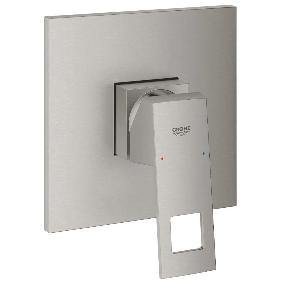 Grohe Eurocube Baterie dus incastrata, aspect inox (supersteel)