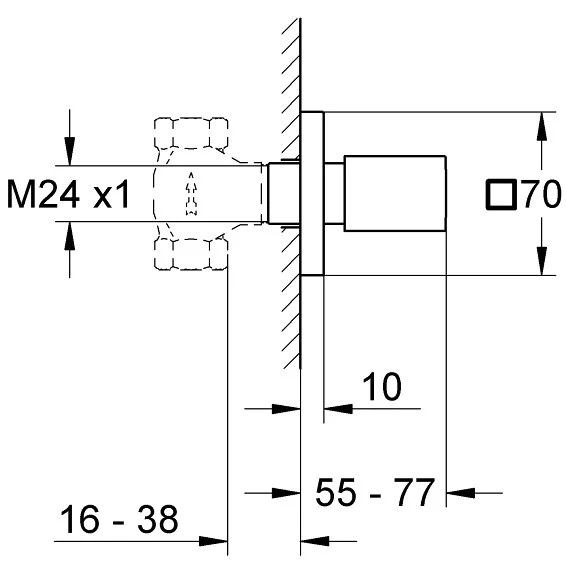 Grohe Eurocube Robinet