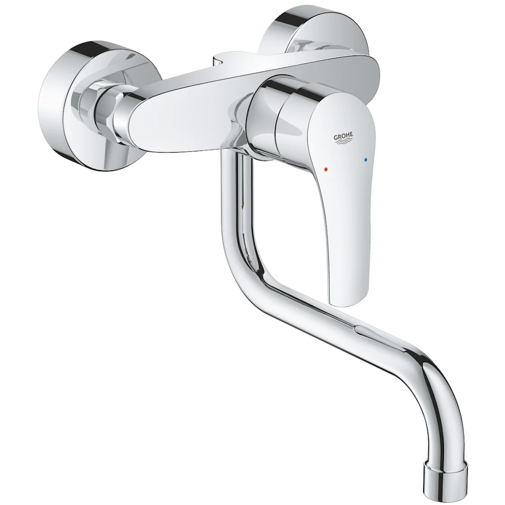 Grohe Eurosmart Baterie chiuveta bucatarie monocomanda, montaj pe perete