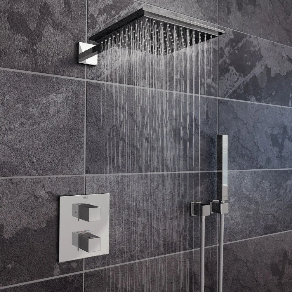 Grohe Grohtherm Cube Baterie dus cu termostat incastrata, 2 iesiri, crom