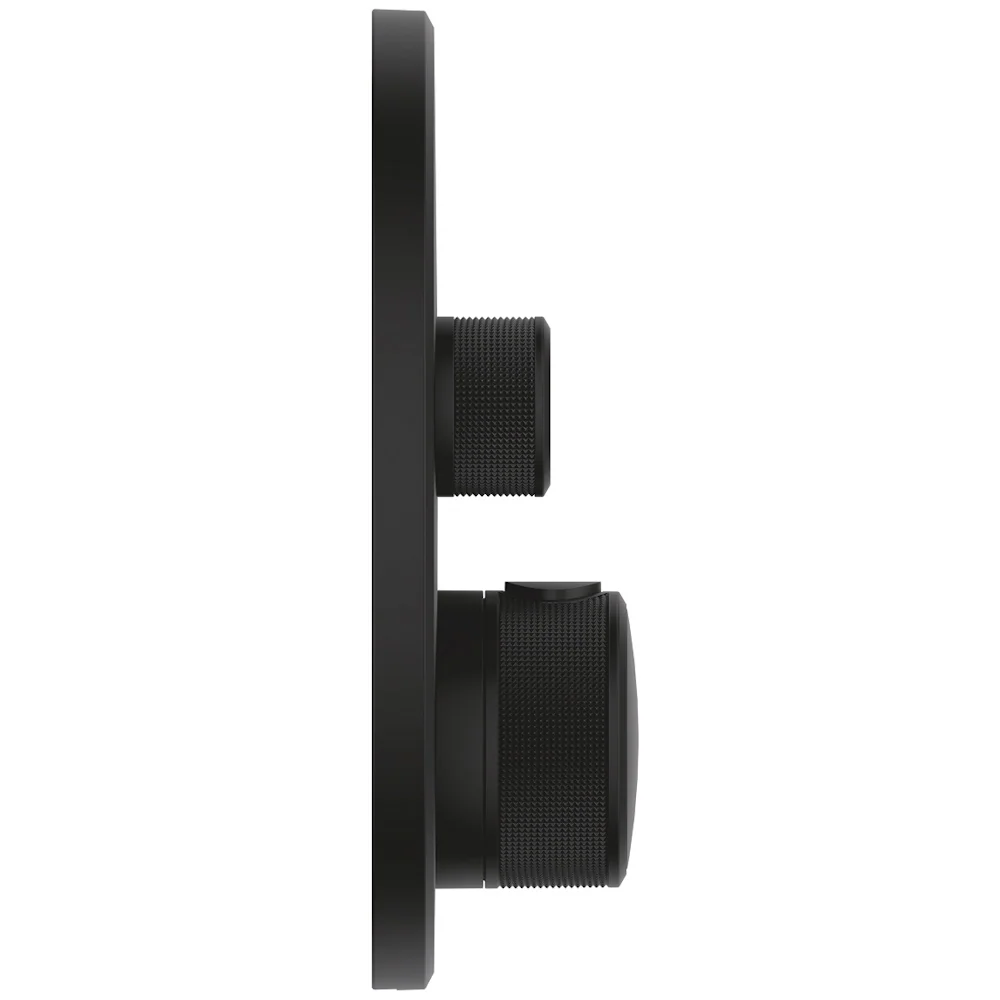 Grohe Grohtherm SmartControl Baterie dus cu termostat cu 3 iesiri, negru mat (phantom black)