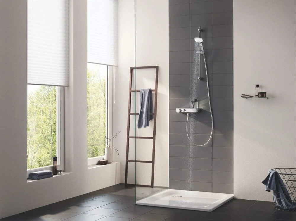 Grohe Grohtherm SmartControl Baterie dus cu termostat si set de dus, bara de sustinere H60 cm