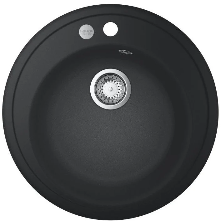 Grohe K200 Chiuveta bucatarie granit Ø51 cm, negru