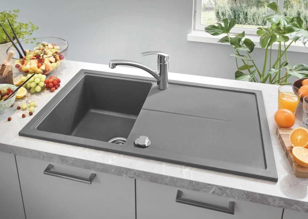 Grohe K400 Chiuveta bucatarie granit cu 1 cuva, 78x50 cm, antracit