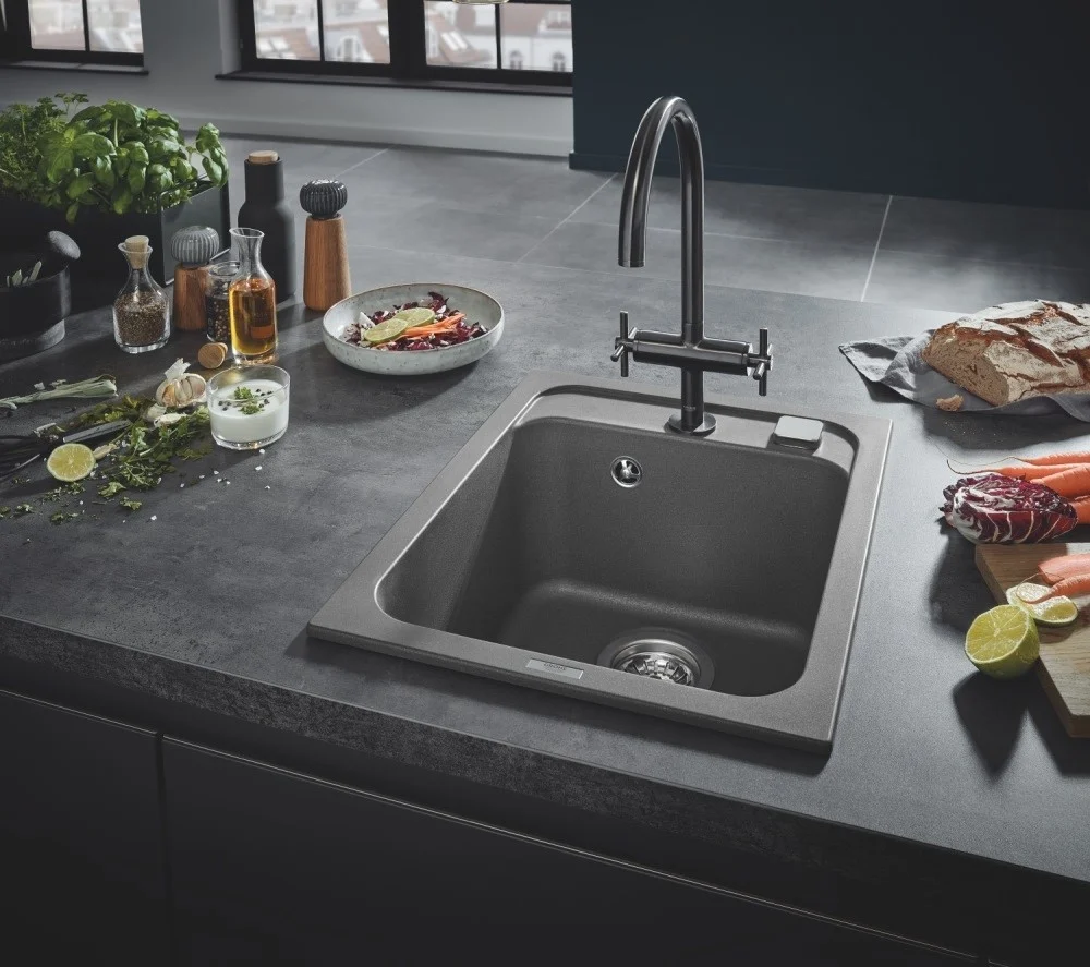 Grohe K700 Chiuveta bucatarie granit cu 1 cuva, 50x40 cm, antracit