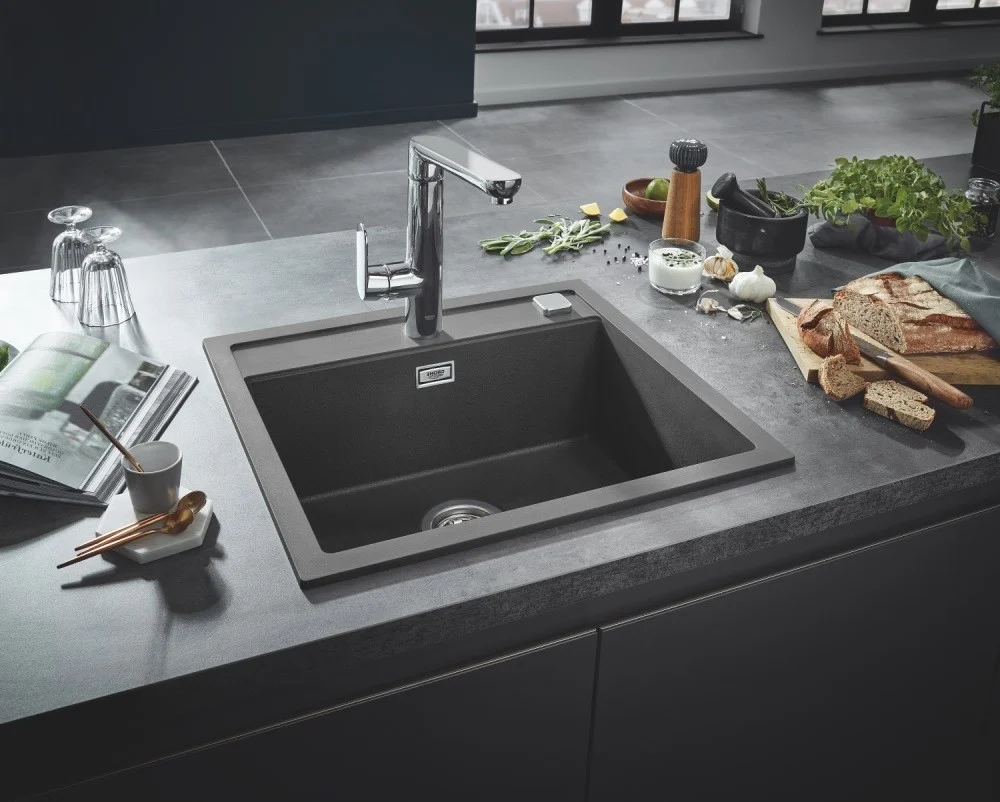 Grohe K700 Chiuveta bucatarie granit cu 1 cuva, 56x51 cm, antracit