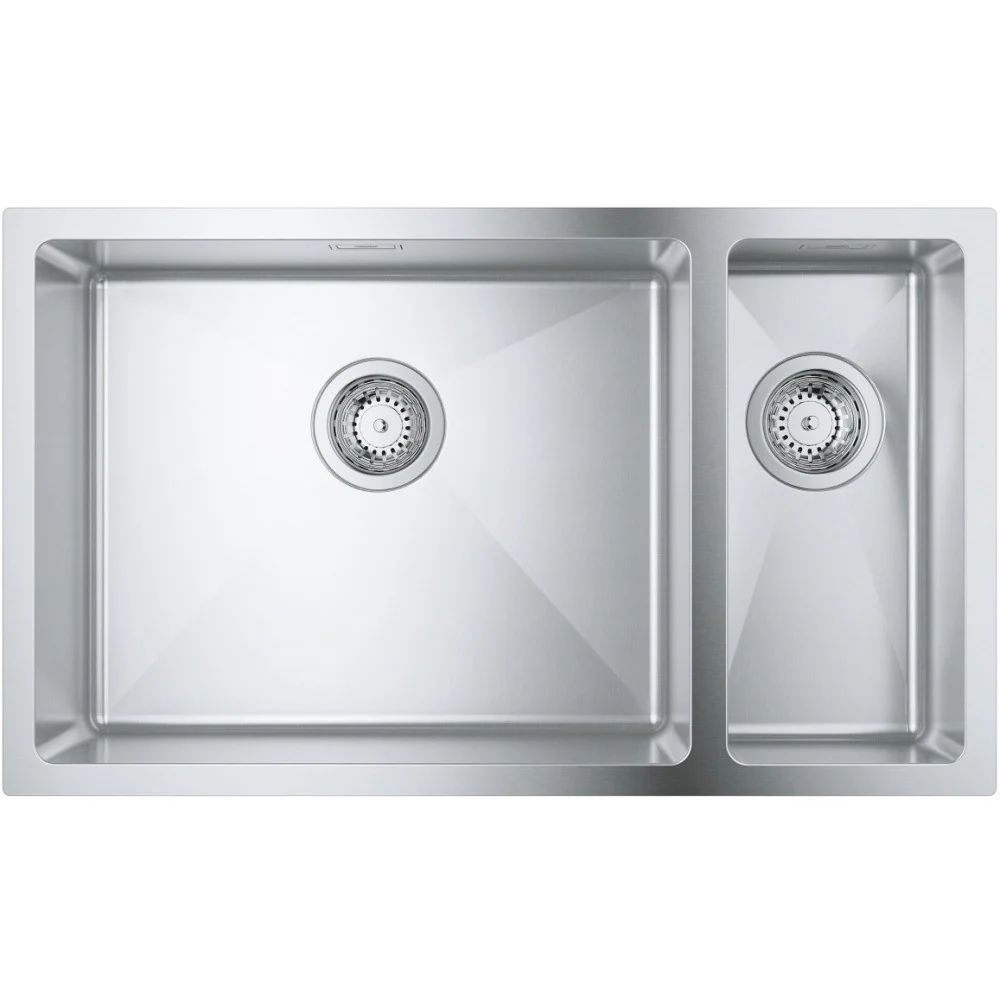Grohe K700 Chiuveta bucatarie inox cu 2 cuve, 76x45 cm