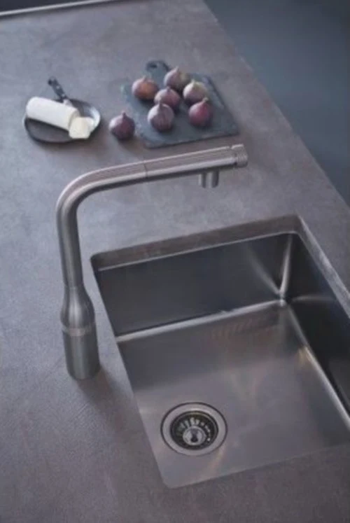 Grohe Minta Baterie chiuveta bucatarie cu dus extractibil si buton SmartControl, aspect inox (supersteel)