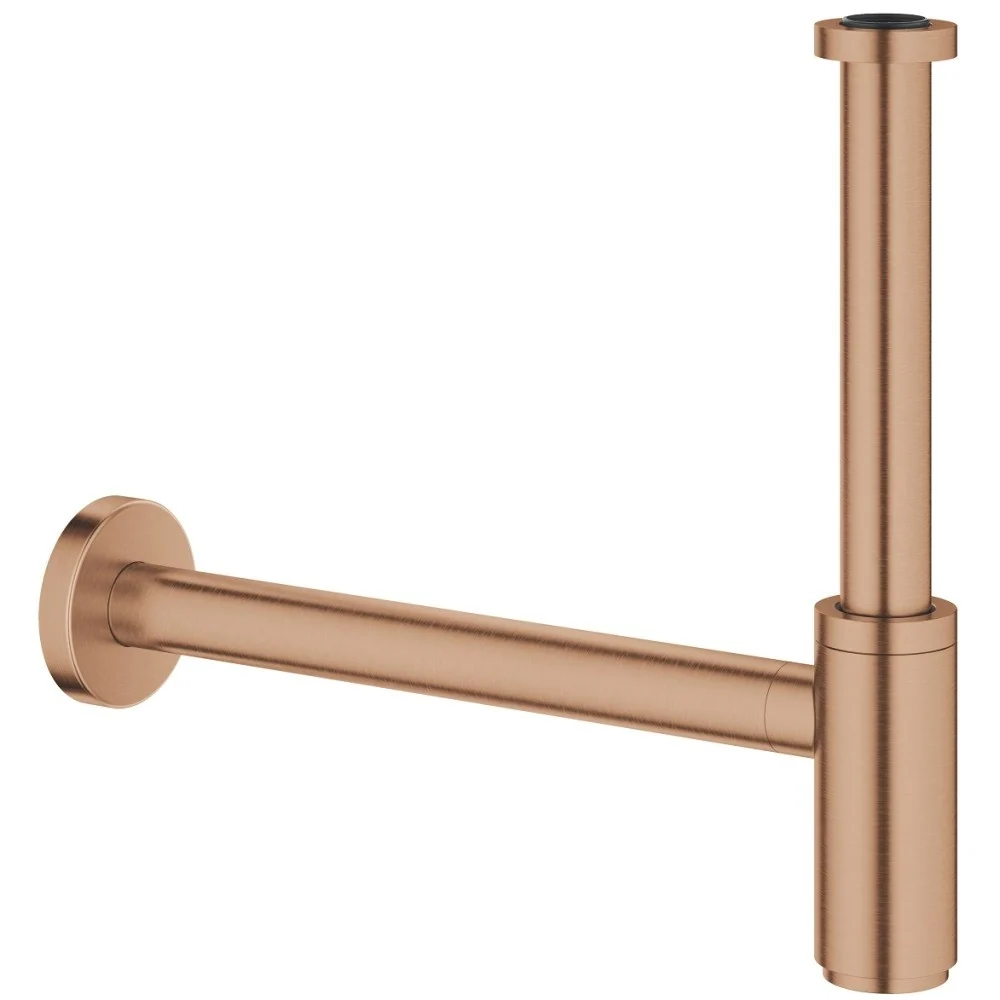 Grohe Sifon estetic lavoar, ornament glisant, cupru mat (brushed warm sunset)