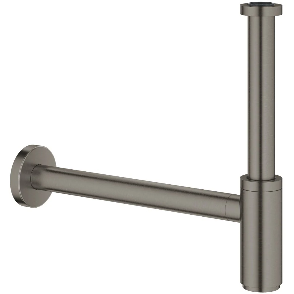 Grohe Sifon estetic lavoar, ornament glisant, antracit mat (brushed hard graphite)