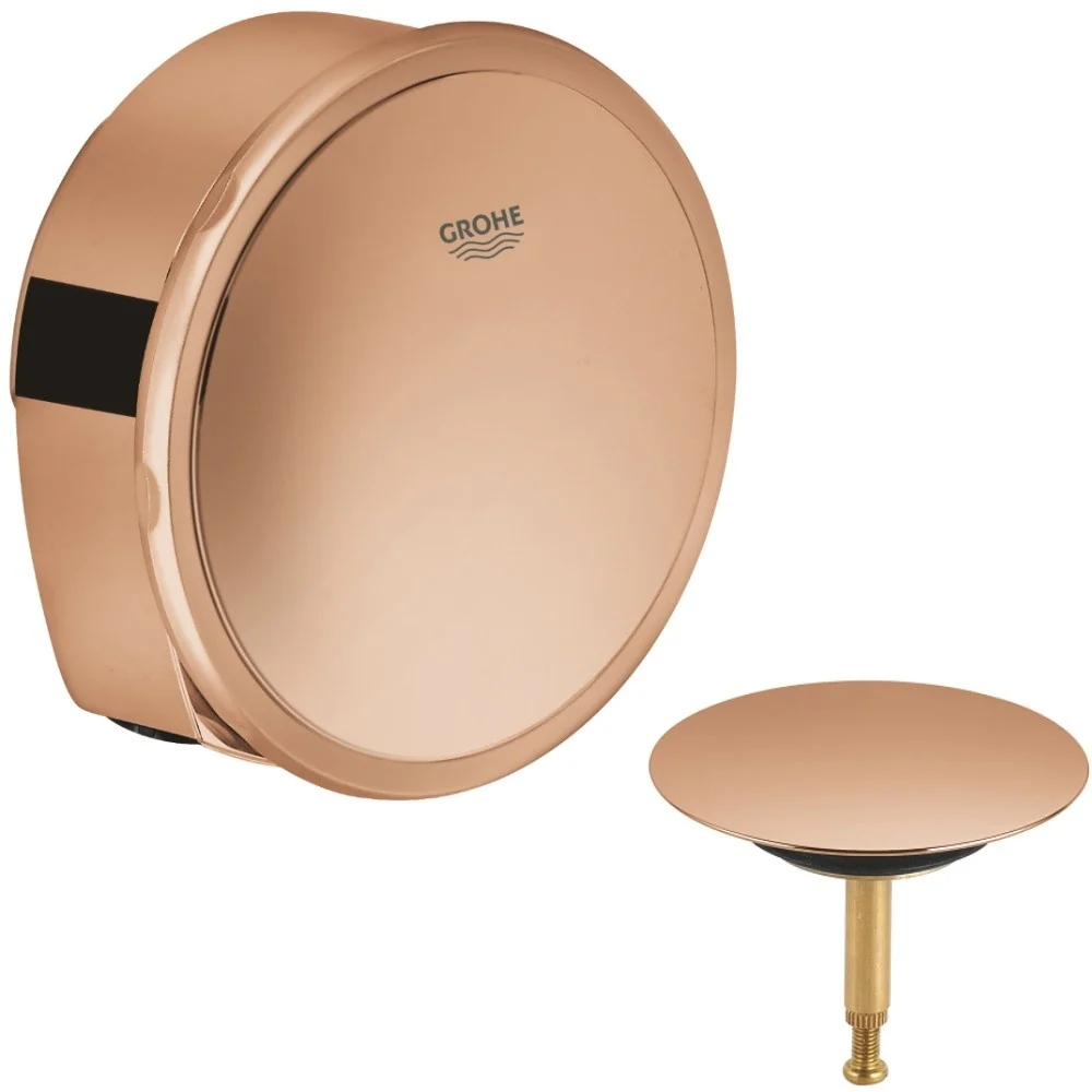 Grohe Talentofill Set final pentru sifon cada cu alimentare prin preaplin, cupru (warm sunset)