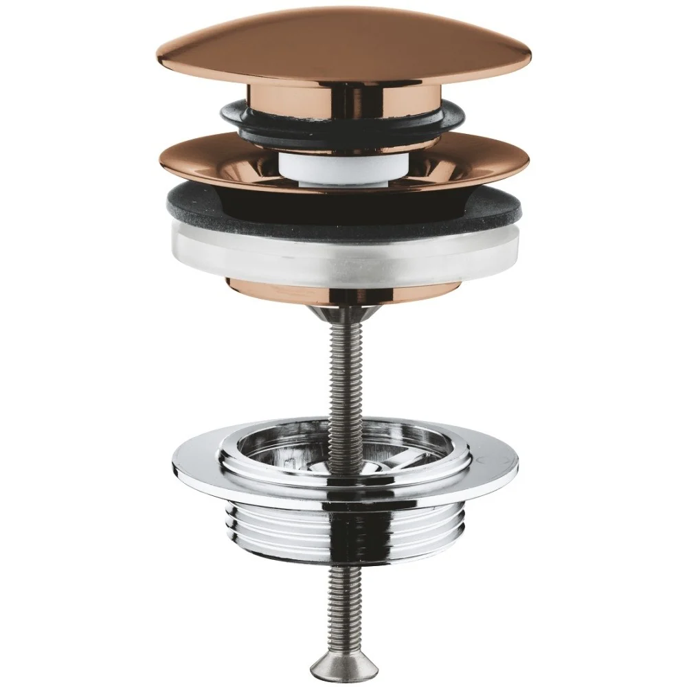 Grohe Ventil click-clack, cupru mat (brushed warm sunset)
