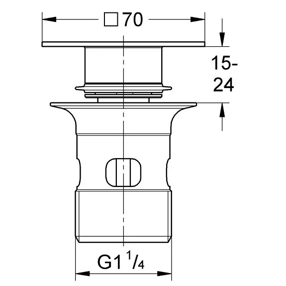 Grohe Ventil parte superioara, cupru (warm sunset)