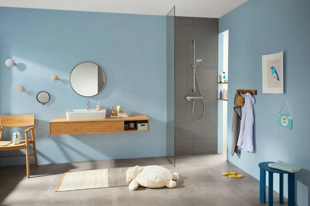 Hansgrohe Ecostat E Baterie dus cu termostat, Cool Contact