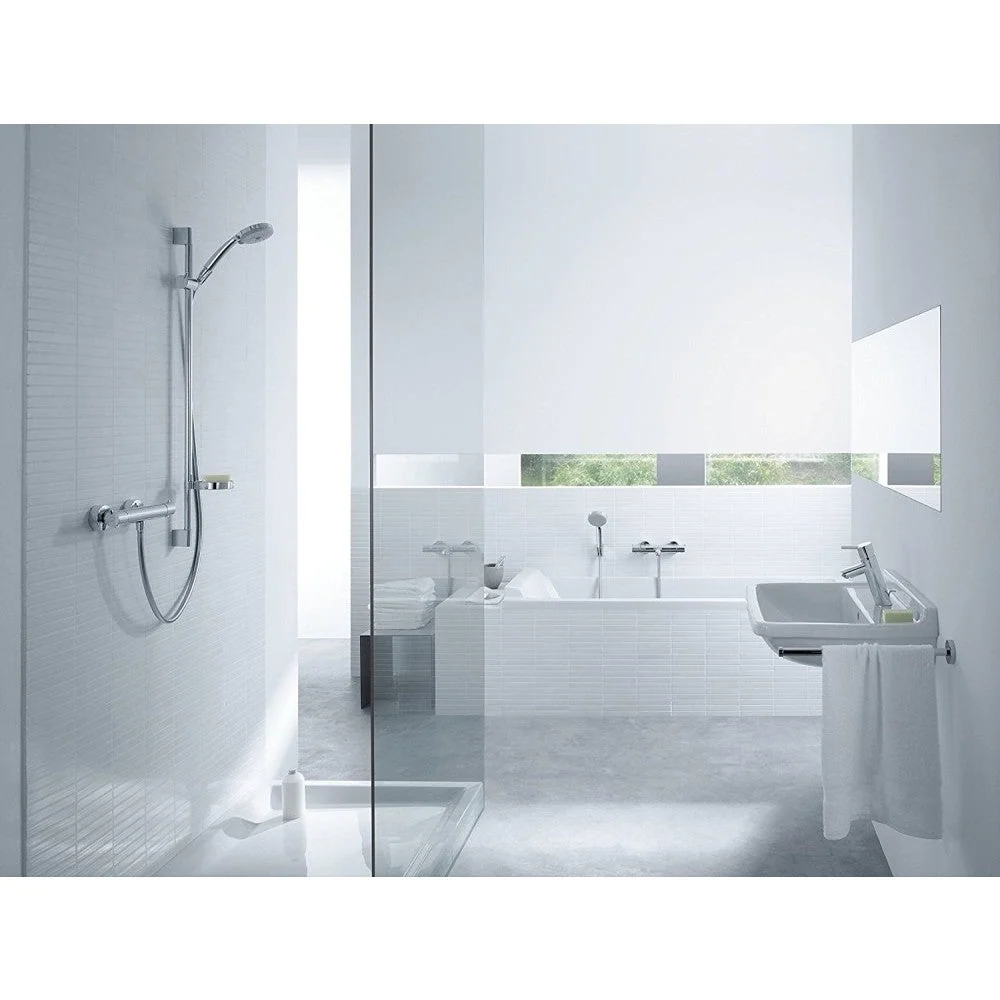 Hansgrohe Ecostat Set Promo Baterie dus cu termostat si set de dus cu bara 65 cm