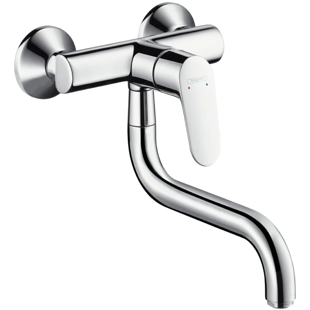 Hansgrohe Focus Baterie chiuveta bucatarie montaj pe perete, crom