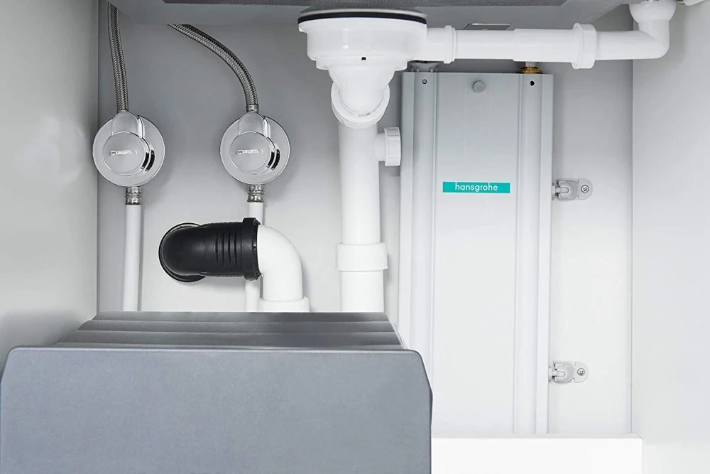 Hansgrohe Focus M41 Baterie chiuveta bucatarie monocomanda cu dus extractibil, aspect inox
