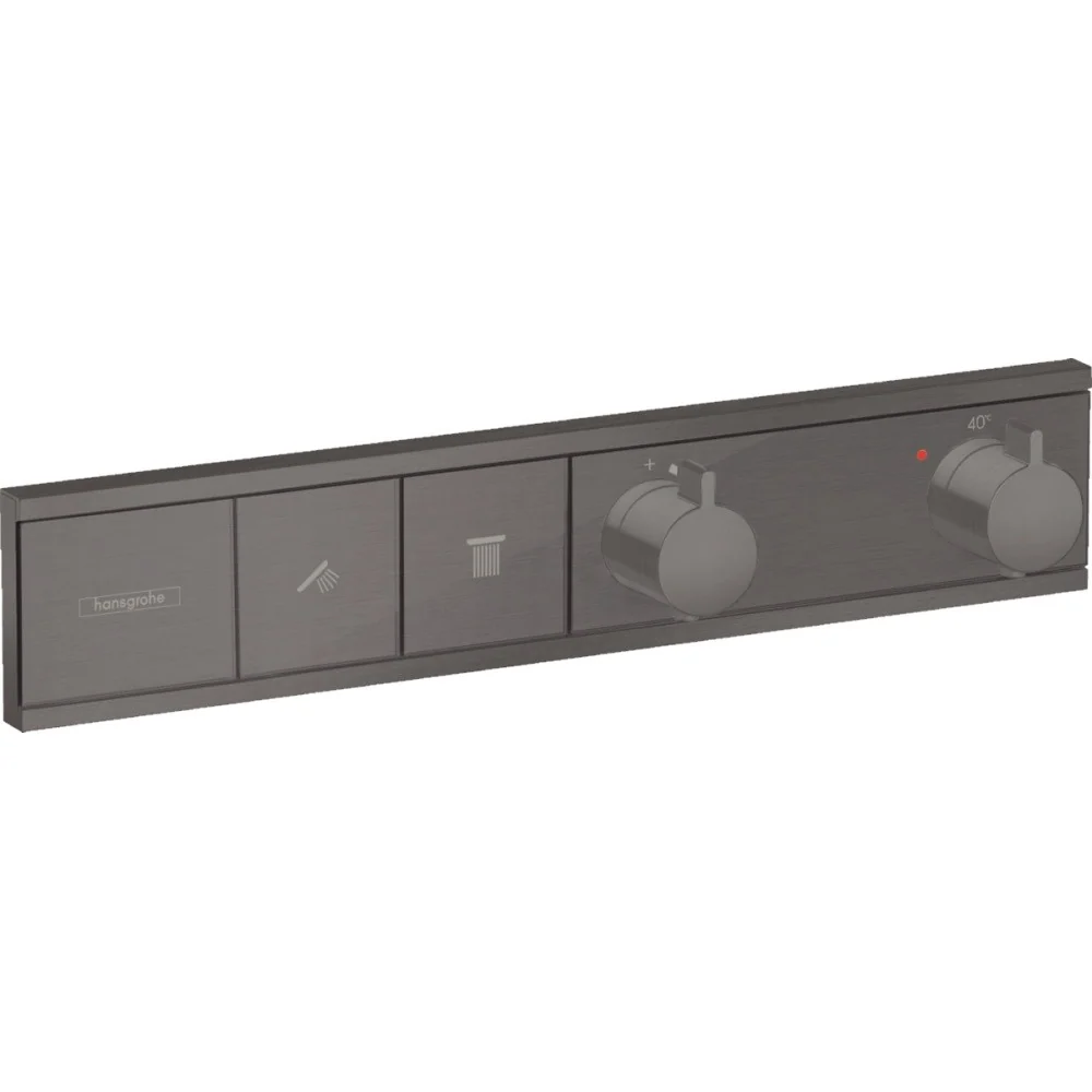 Hansgrohe RainSelect Baterie dus cu termostat, antracit satinat