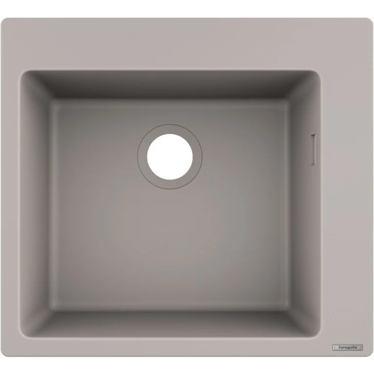 Hansgrohe S510-F450 Chiuveta bucatarie granit 56x51 cm, gri deschis (concrete grey)
