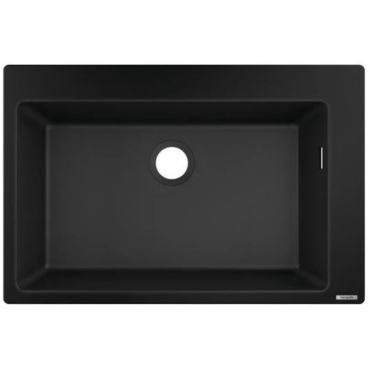 Hansgrohe S510-F660 Chiuveta bucatarie granit 77x51 cm, negru (graphite black)