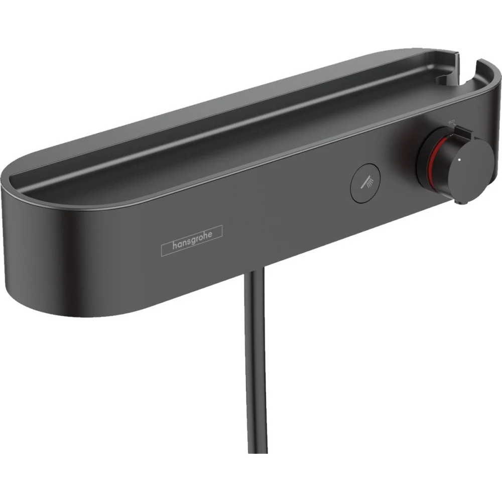 Hansgrohe ShowerTablet Select Baterie dus cu termostat, negru mat