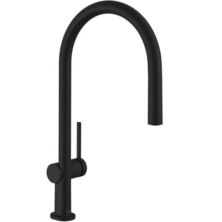 Hansgrohe Talis 210 Baterie chiuveta bucatarie monocomanda cu dus extractibil, negru mat