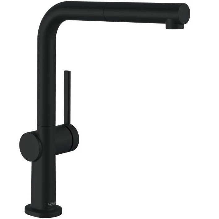 Hansgrohe Talis 270 Baterie chiuveta bucatarie cu dus extractibil, negru mat