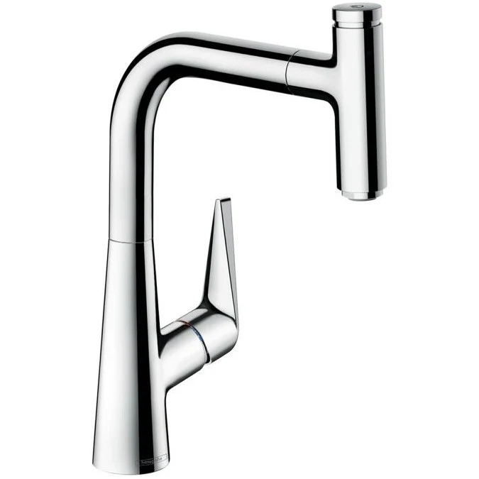 Hansgrohe Talis Select S 220 Baterie chiuveta bucatarie monocomanda cu dus extractibil, crom