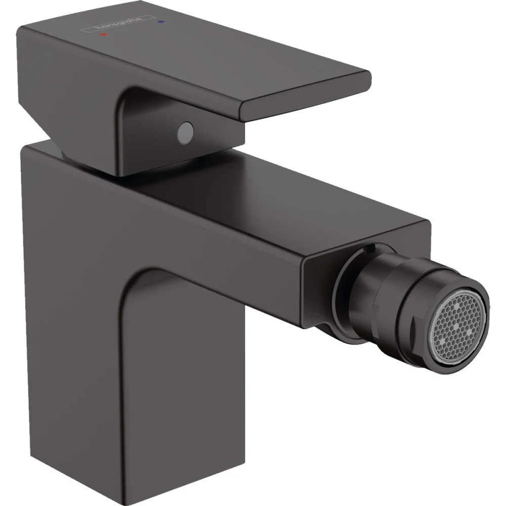 Hansgrohe Vernis Shape Baterie bideu monocomanda cu ventil pop-up, negru mat