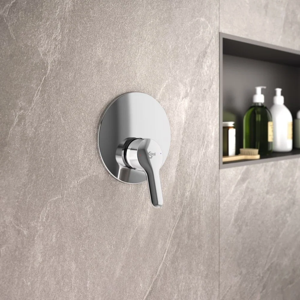 Ideal Standard Alpha Baterie dus monocomanda, montaj incastrat, set complet