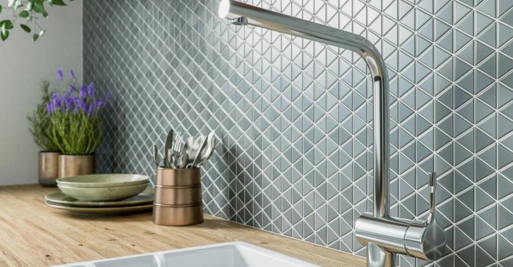Ideal Standard Ceralook Blue Start Baterie chiuveta bucatarie inalta, crom