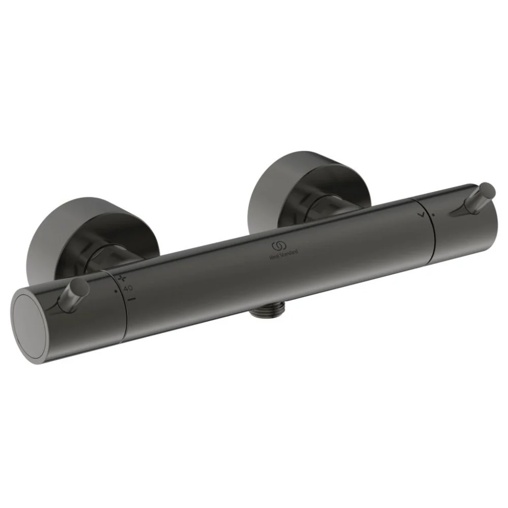 Ideal Standard CeraTherm T125 Baterie dus cu termostat, gri inchis (magnetic grey PVD)