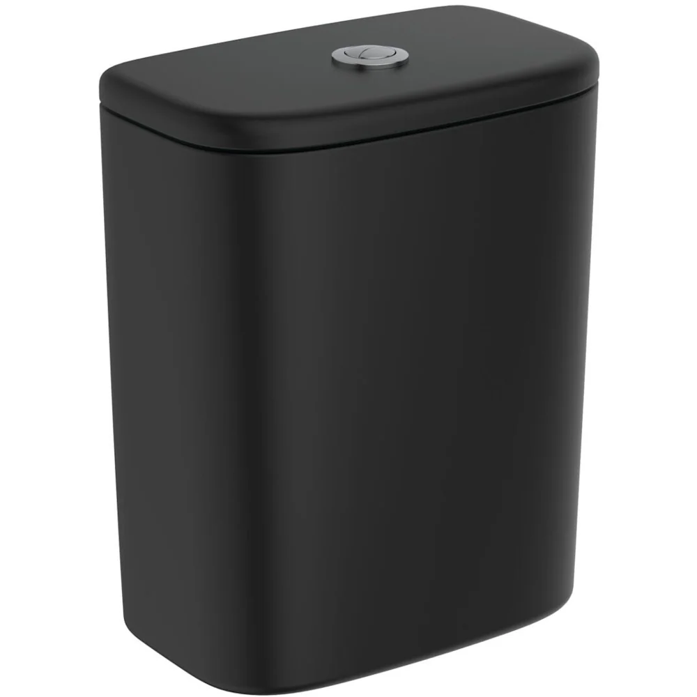 Ideal Standard Tesi Rezervor pentru vas WC, alimentare inferioara, negru mat