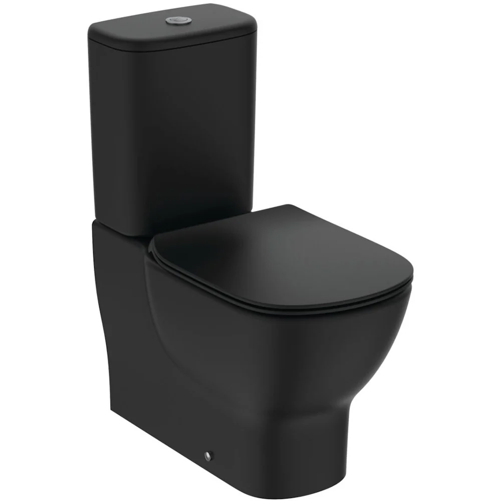 Ideal Standard Tesi Rezervor pentru vas WC, alimentare inferioara, negru mat