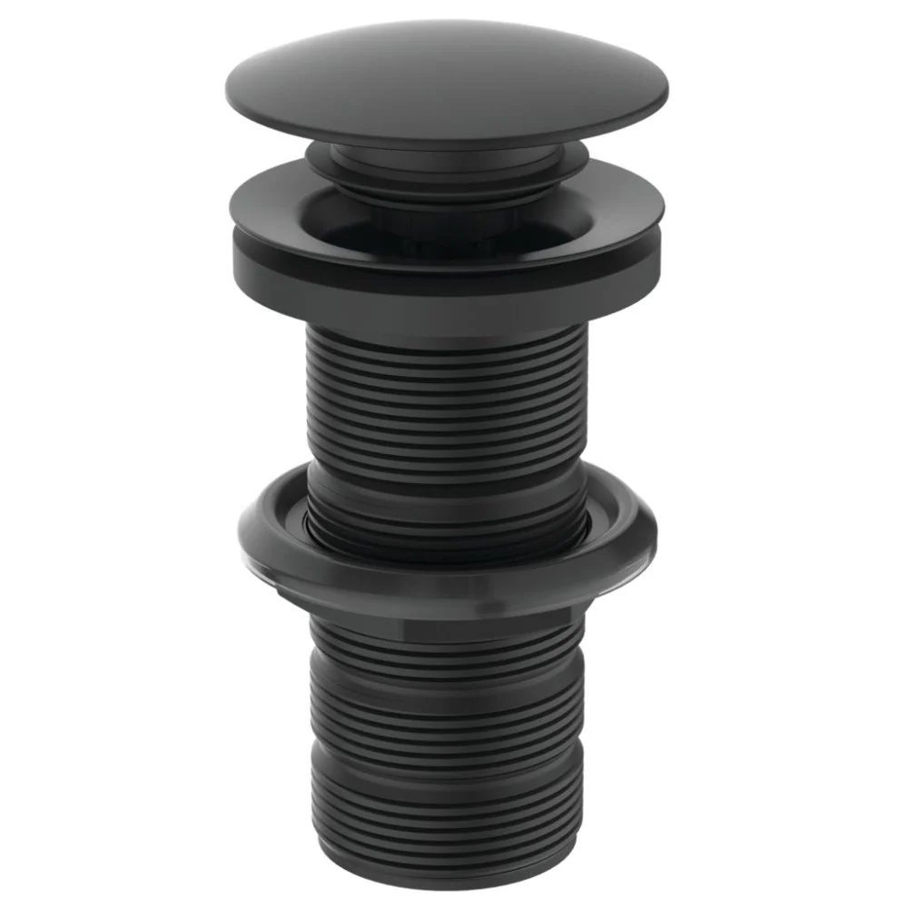 Ideal Standard Ventil click clack pentru lavoar fara preaplin, negru mat (silk black)