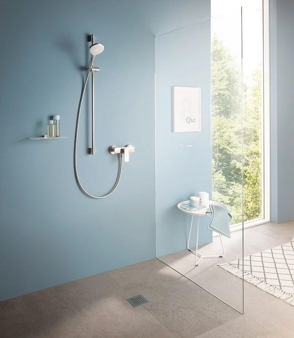 Kludi Pure&Style Baterie dus, montaj pe perete
