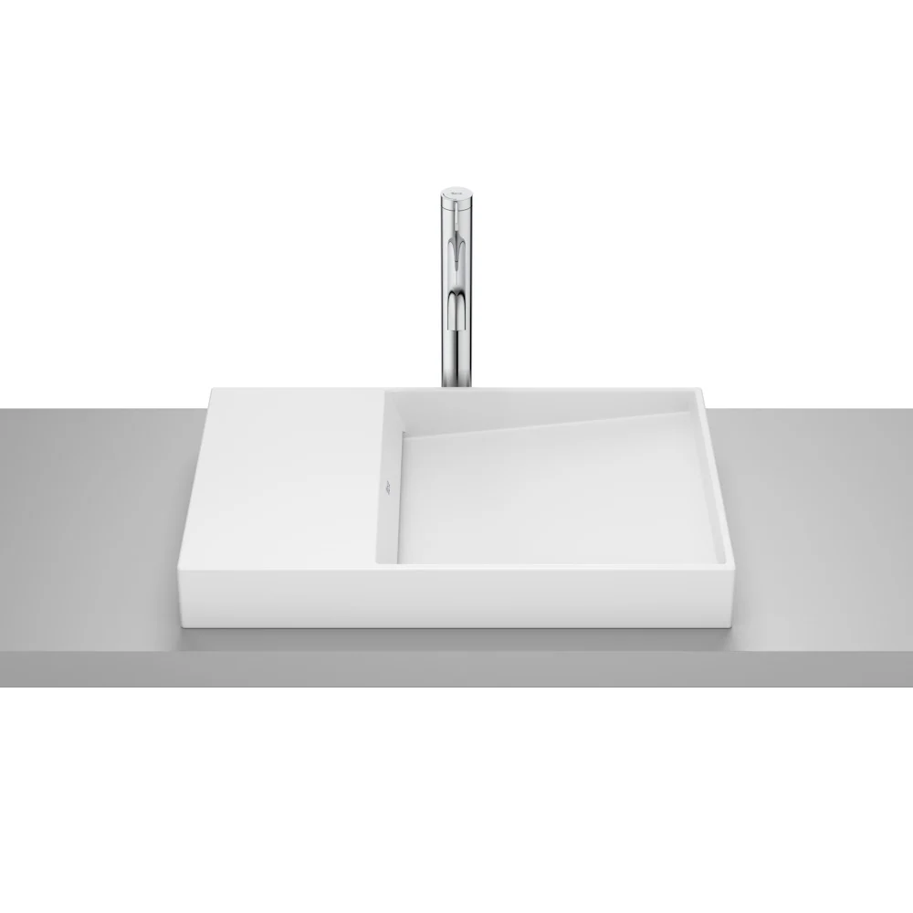 Lavoar baie pe blat, alb mat Roca Horizon 60x38 cm