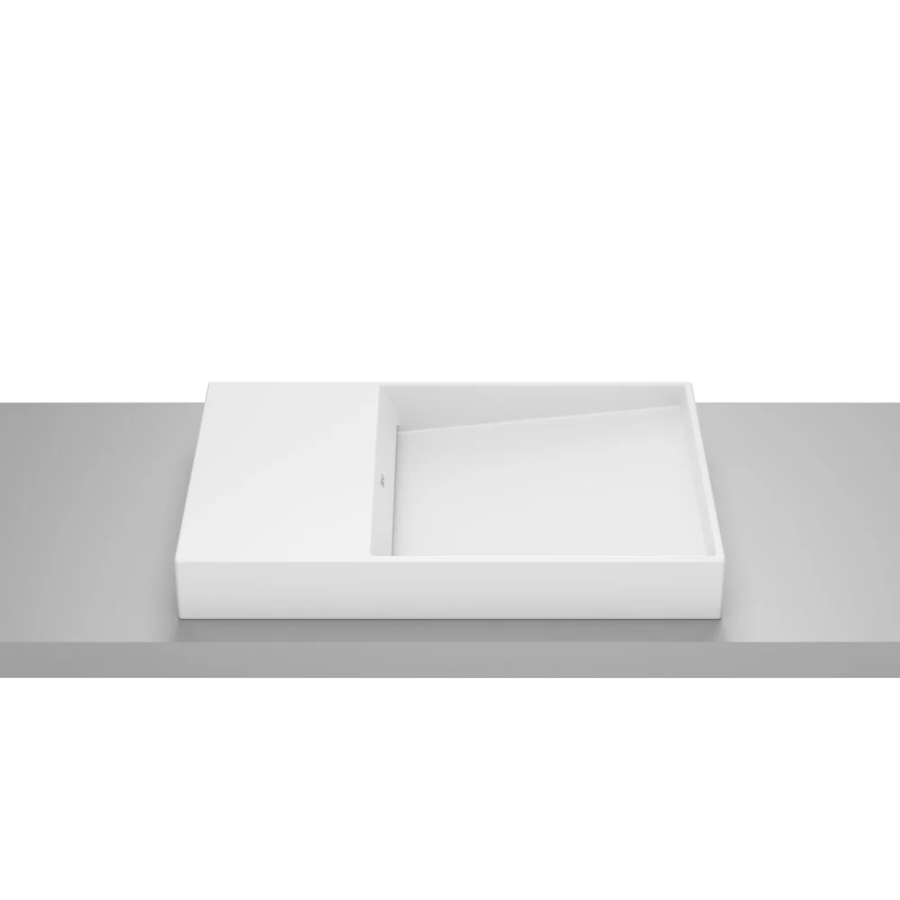 Lavoar baie pe blat, alb mat Roca Horizon 60x38 cm
