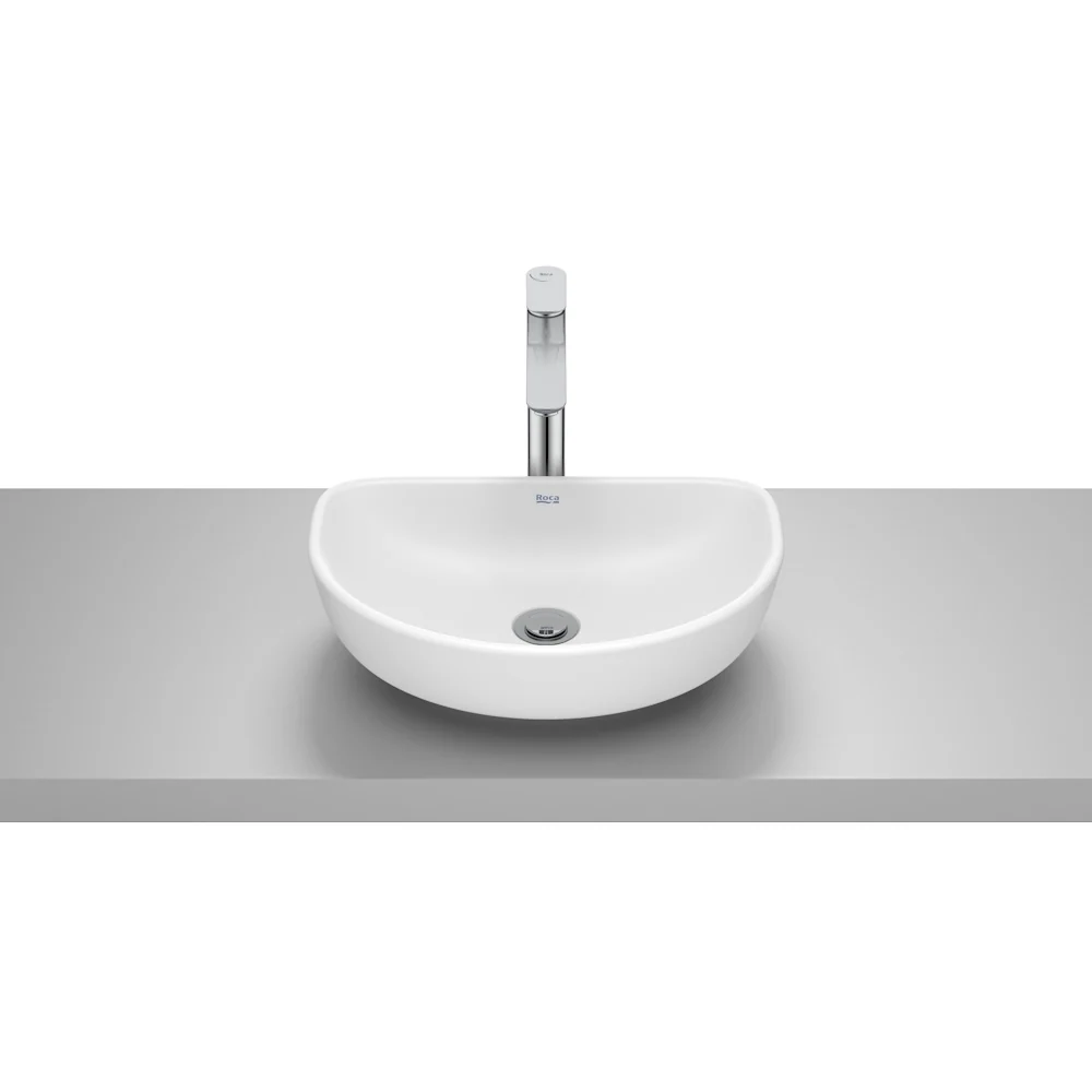 Lavoar baie pe blat, alb mat Roca Optica 45x30 cm