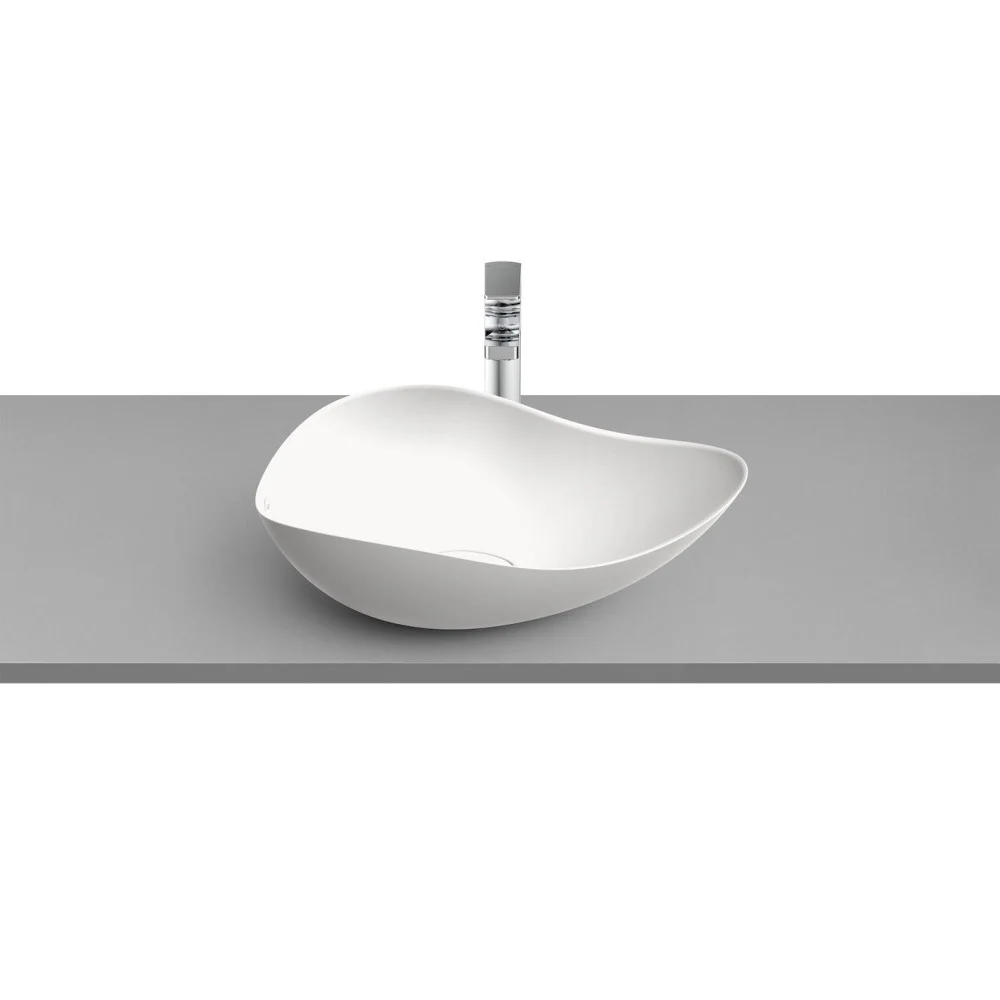 Lavoar baie pe blat, alb mat Roca Ohtake 54x38 cm