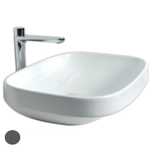 Lavoar baie pe blat, antracit Hatria Abito 58 Alchemy 58x48 cm