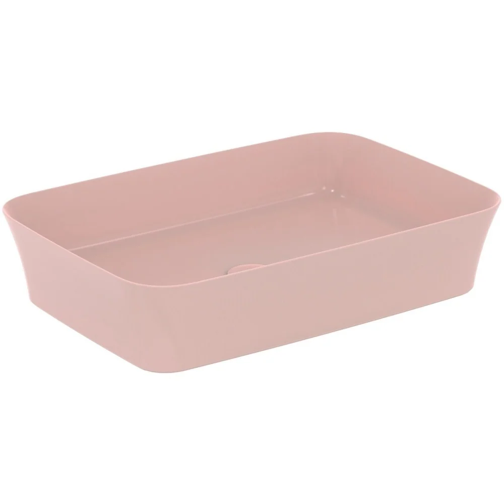 Lavoar baie pe blat, bej deschis Ideal Standard Ipalyss 55x38 cm, fara preaplin si fara gaura