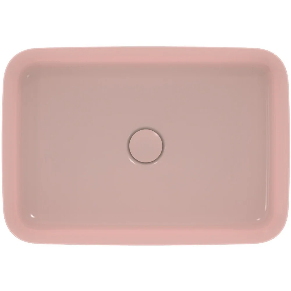 Lavoar baie pe blat, bej deschis Ideal Standard Ipalyss 55x38 cm, fara preaplin si fara gaura